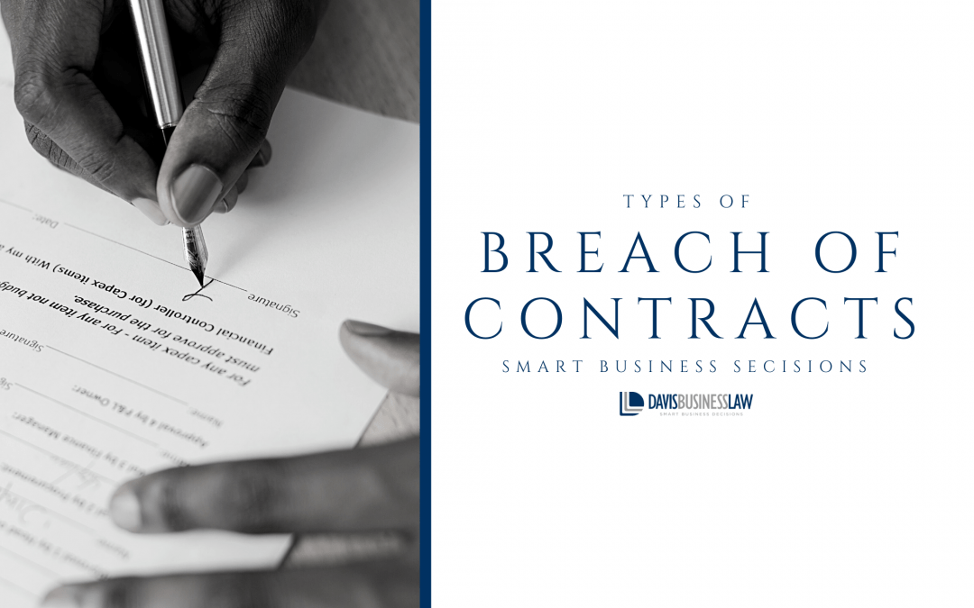 Types of Breach of Contracts