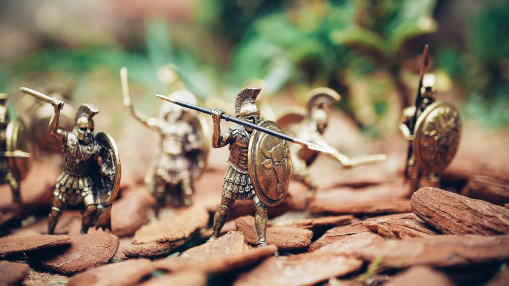 Roman soldier figurines